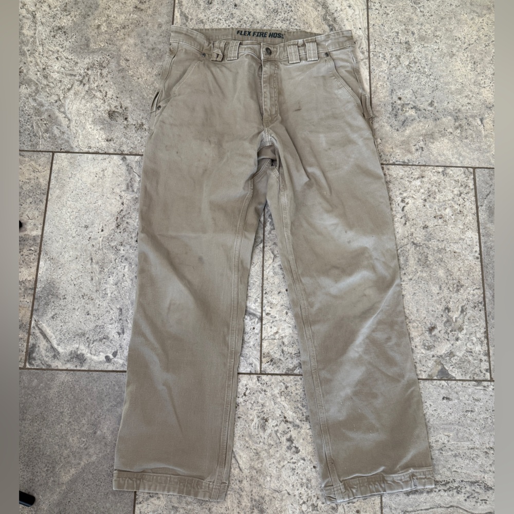 Duluth Trading Co Men's Relaxed Fit Tan Jeans